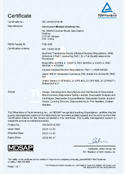 Certificato MDSAP